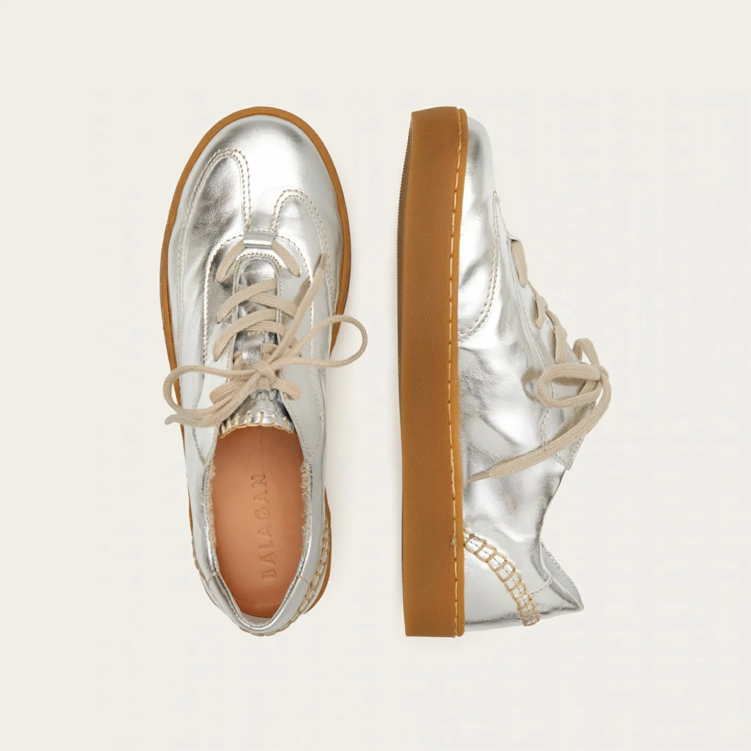 Aluf Sneakersy, Srebrny