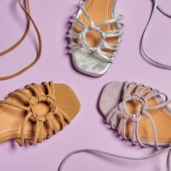 Amfi Kitten Sandaly, Lawendowy Zamsz