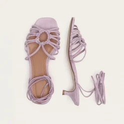 Amfi Kitten Sandaly, Lawendowy Zamsz