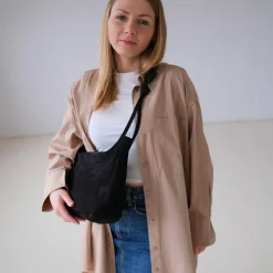 Beatrice Torebka M, Czarny Welur