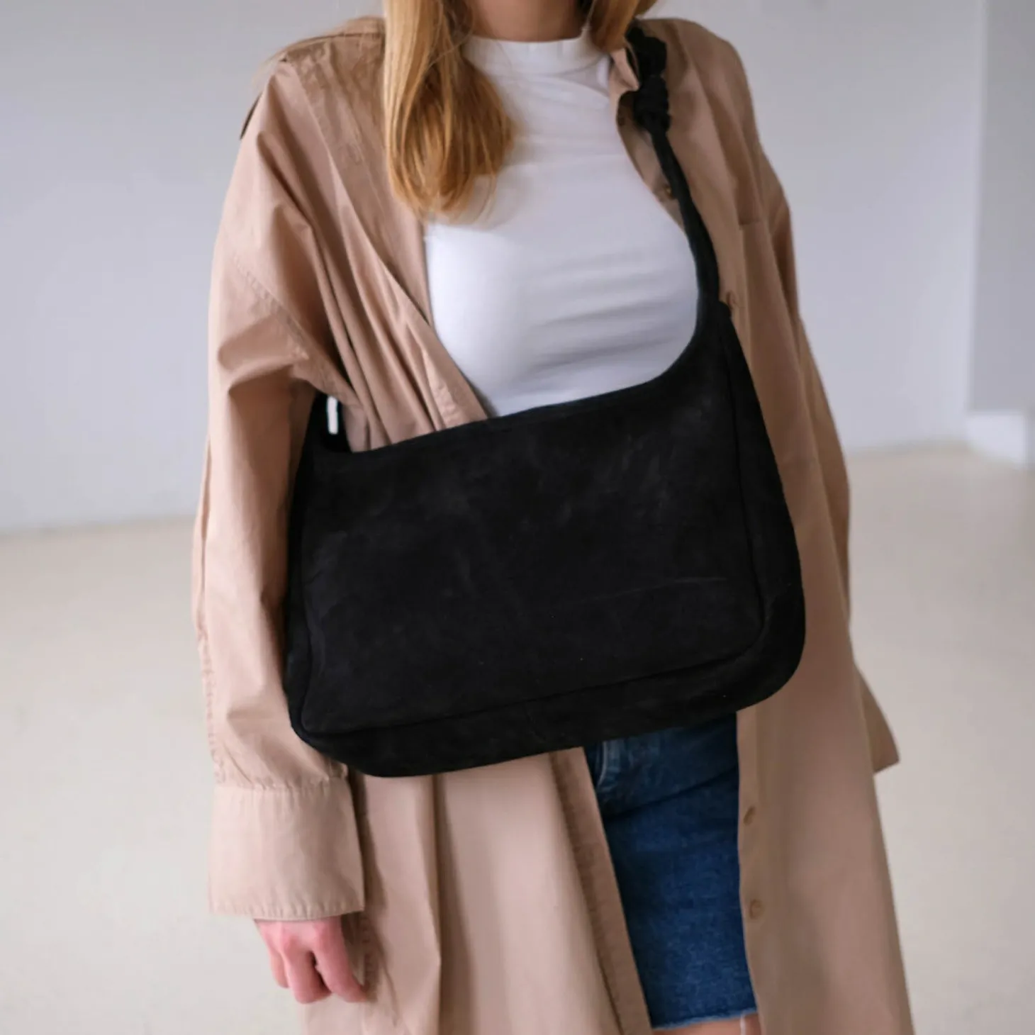 Beatrice Torebka M, Czarny Welur