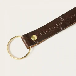 Brelok Na Klucze, Brazowy Wzor Krokodyla