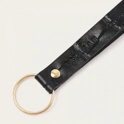 Brelok Na Klucze, Czarny Wzor Krokodyla