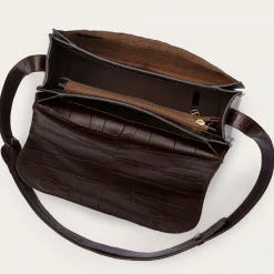 Doar Torebka M, Brazowy Wzor Krokodyla