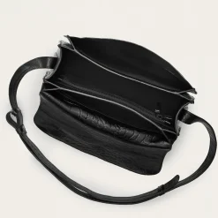 Doar Torebka M, Czarny Wzor Krokodyla