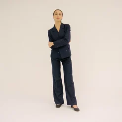 Dora Czółenka Na Niskim Obcasie, Czarny Brokat