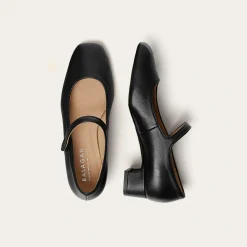 Dora Czółenka Na Niskim Obcasie, Czarny