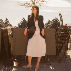 Dora Czółenka Na Wysokim Obcasie, Zlamana Biel Wzor Pytona