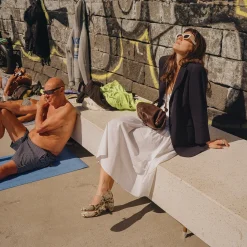 Dora Czółenka Na Wysokim Obcasie, Zlamana Biel Wzor Pytona