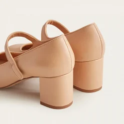 Dora Czółenka Na Wysokim Obcasie, Biszkoptowy