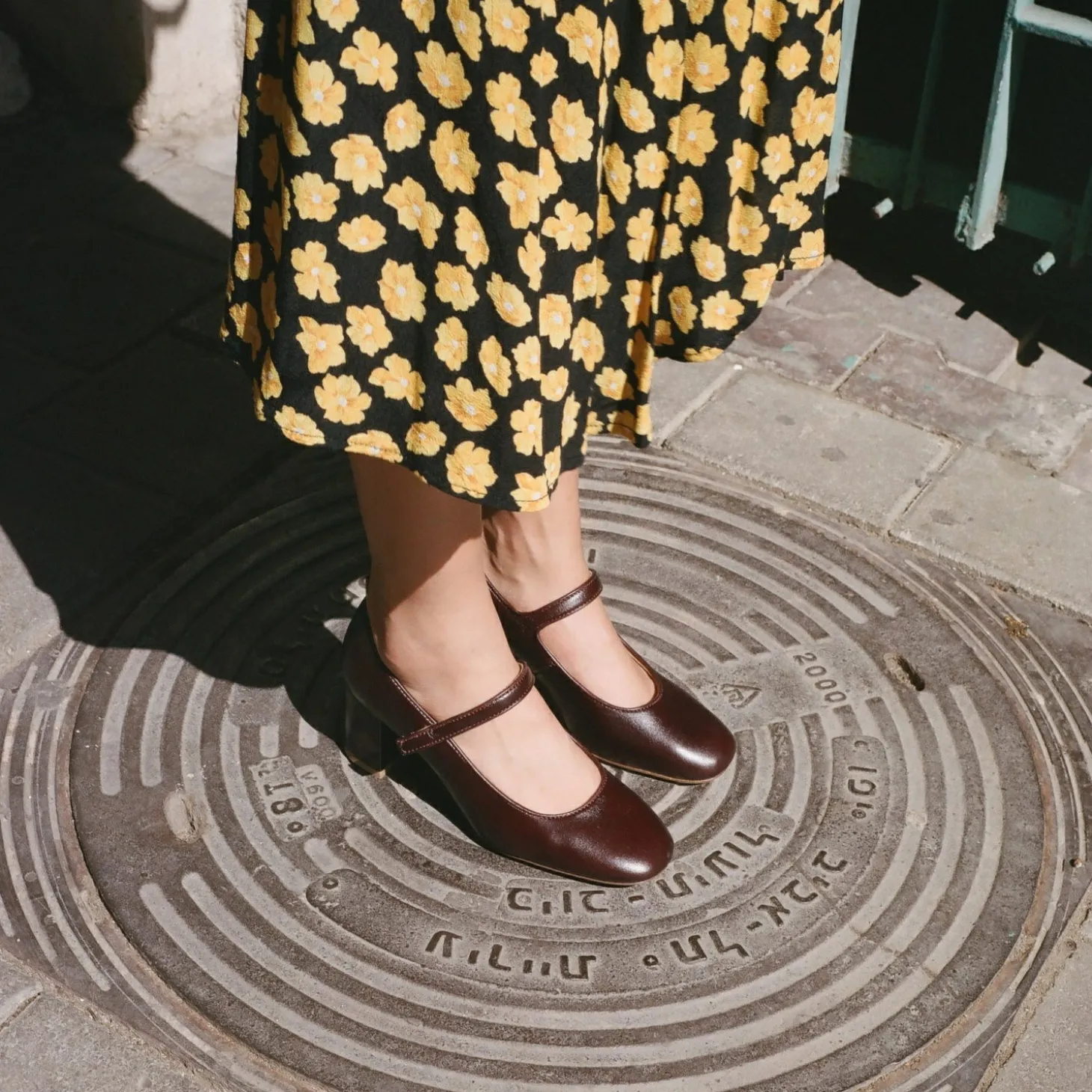 Dora Czółenka Na Wysokim Obcasie, Mahoniowy