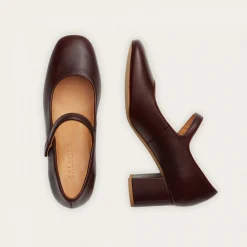 Dora Czółenka Na Wysokim Obcasie, Mahoniowy