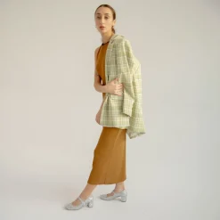 Dora Czółenka Na Wysokim Obcasie, Srebrny Brokat