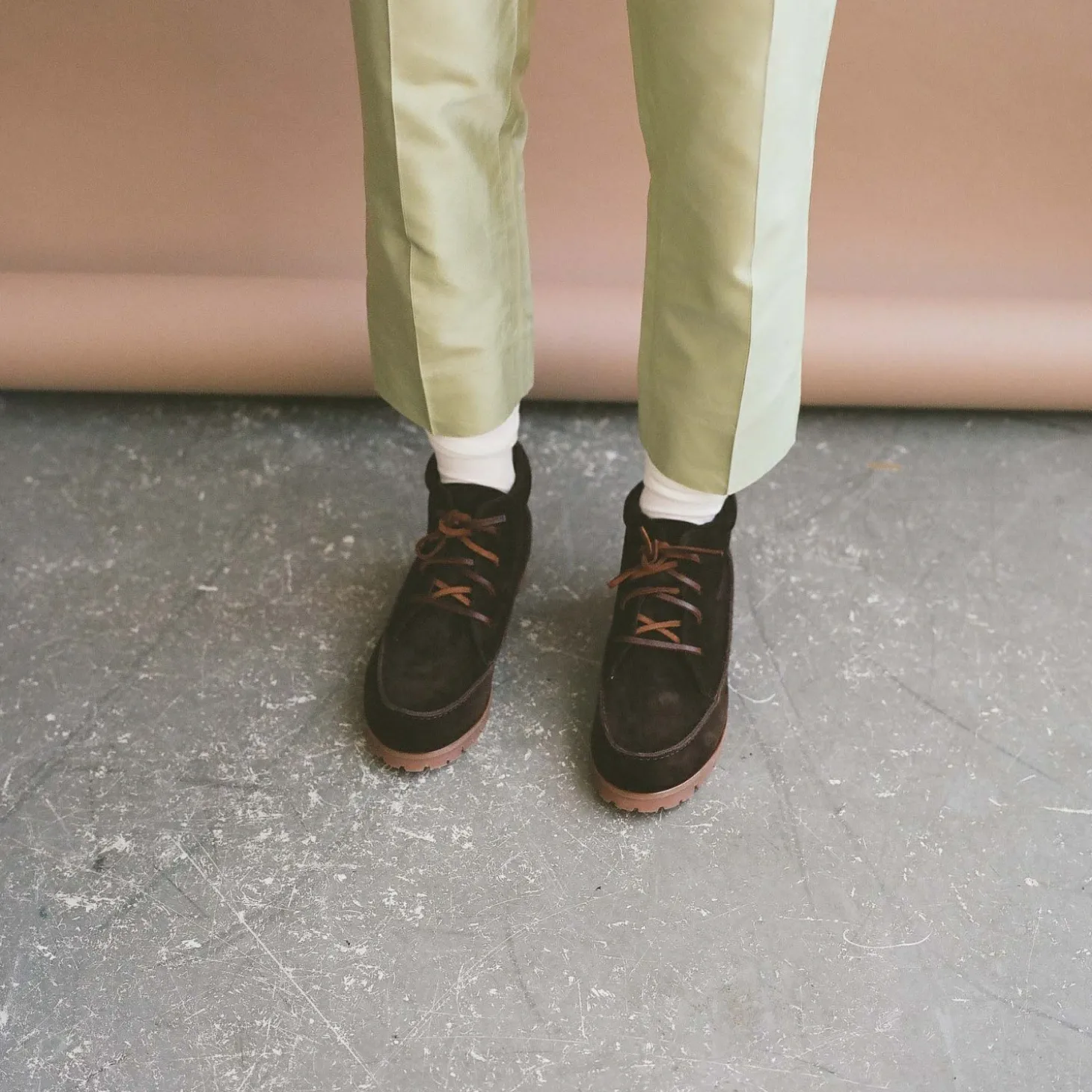 Geva Botki, Czekoladowy Braz Welur