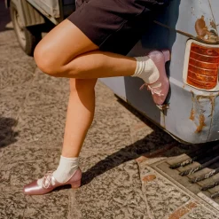 Greta Czółenka, Metaliczny Rozowy