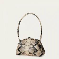 Hug Bag Torebka L, Zlamana Biel Wzor Pytona