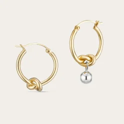 Kolczyki Kola Z Wezlem