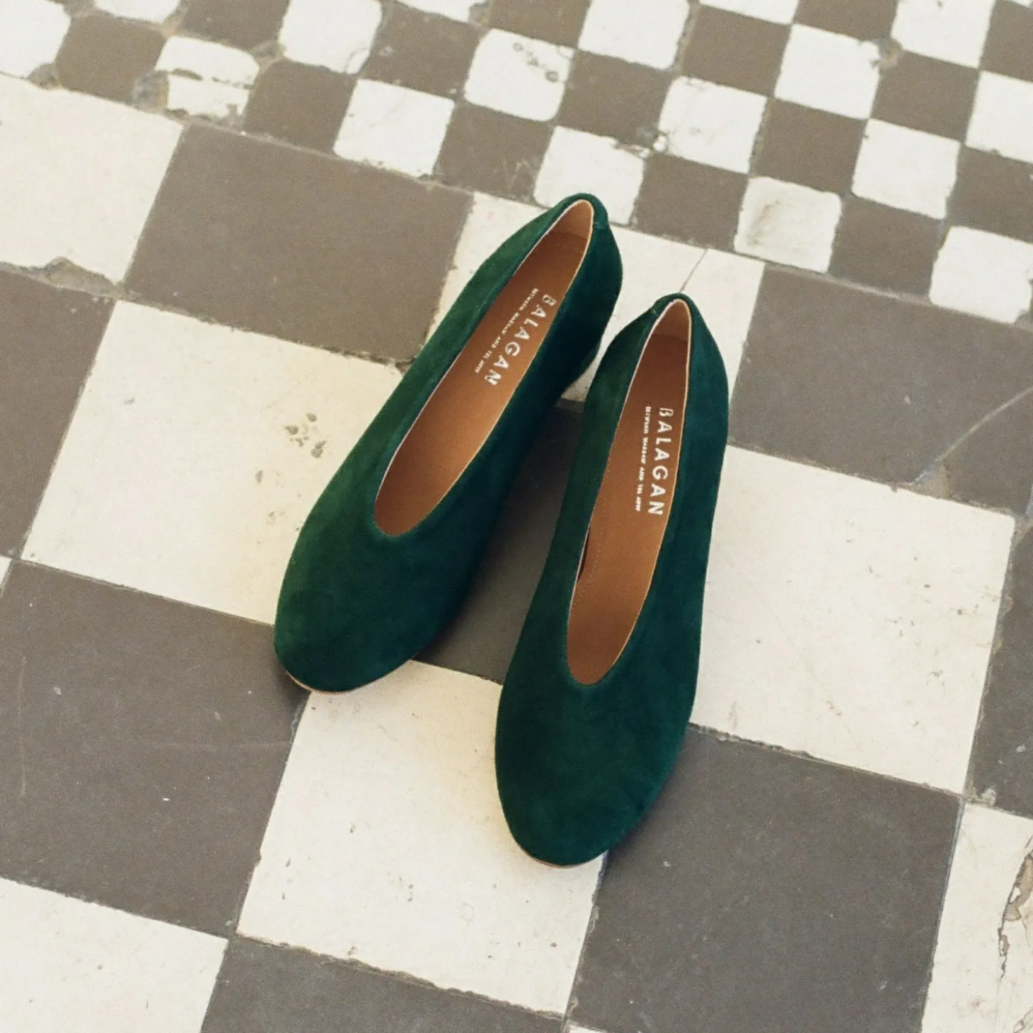 Leilot Czółenka, Zielony Zamsz