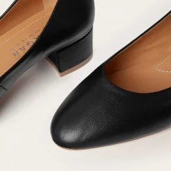 Migdal Czółenka Na Niskim Obcasie, Czarny