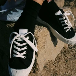 Novesta Star Master Sneakersy Damskie Vegan, Czarne Na Bialym