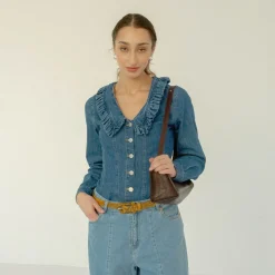 Pasek Z Powlekana Klamra, Zolty Wzor Weza