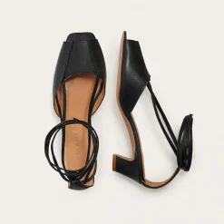 Patio Sandaly, Czarny