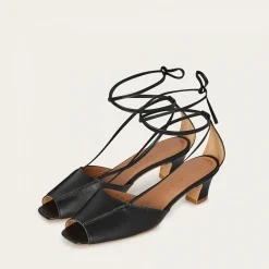 Patio Sandaly, Czarny