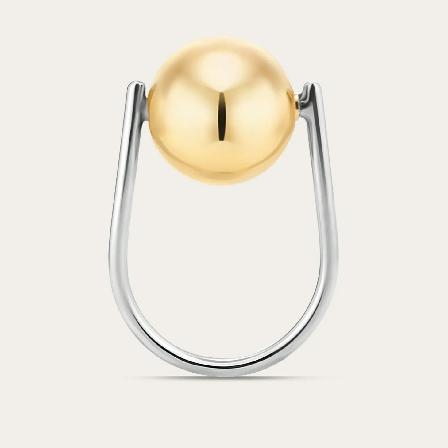 Pierscionek Z Duza Kulka