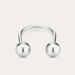 Pierscionek Z Dwoma Kulkami