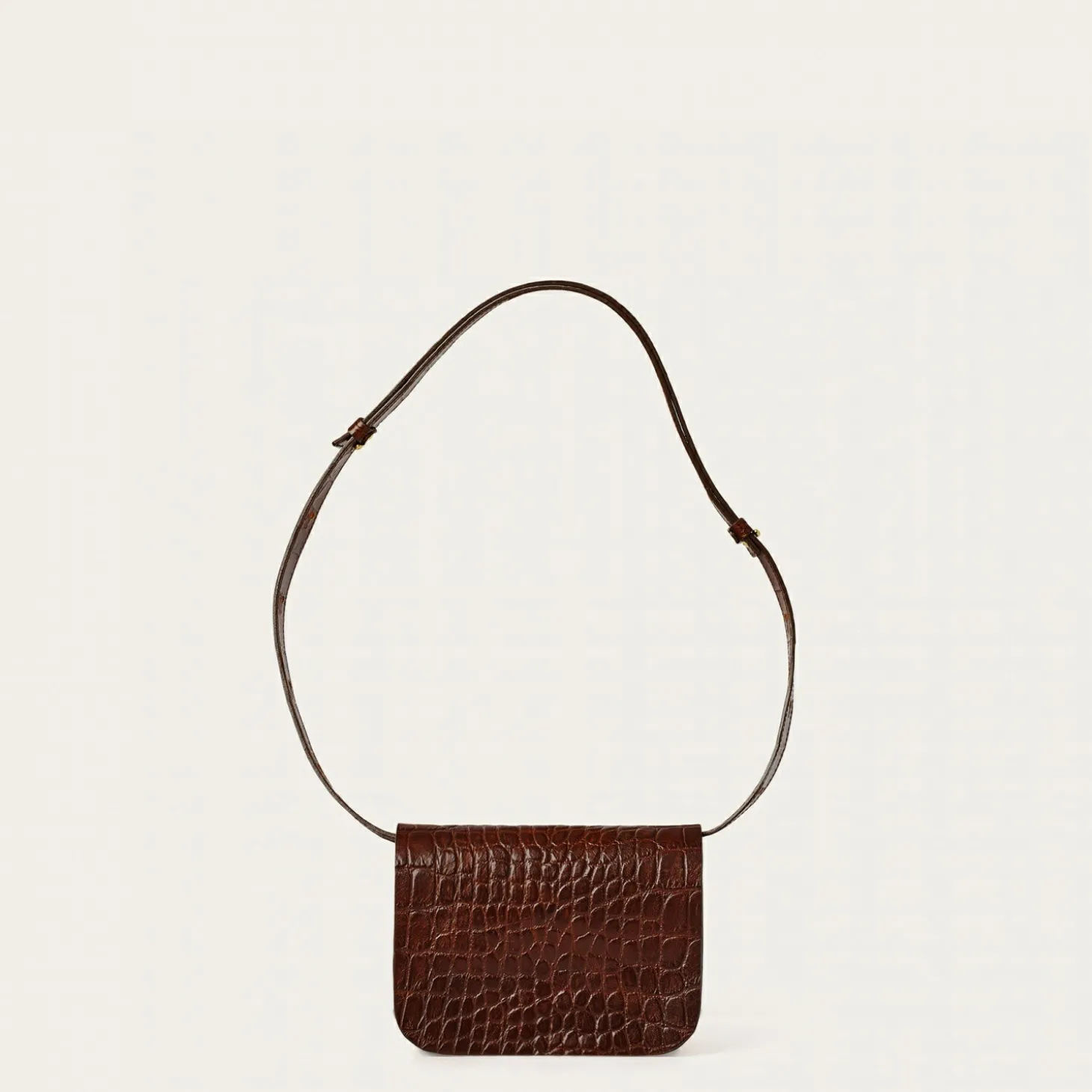 Pitzi Torebka, Brazowy Wzor Krokodyla