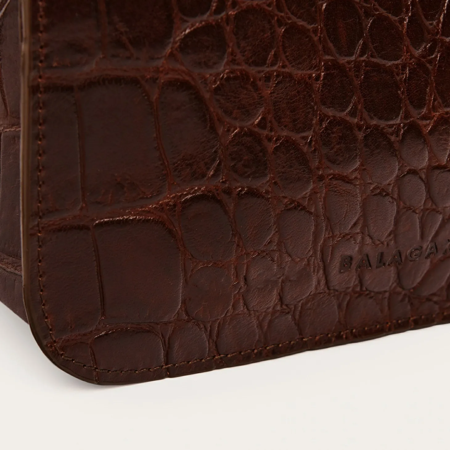 Pitzi Torebka, Brazowy Wzor Krokodyla