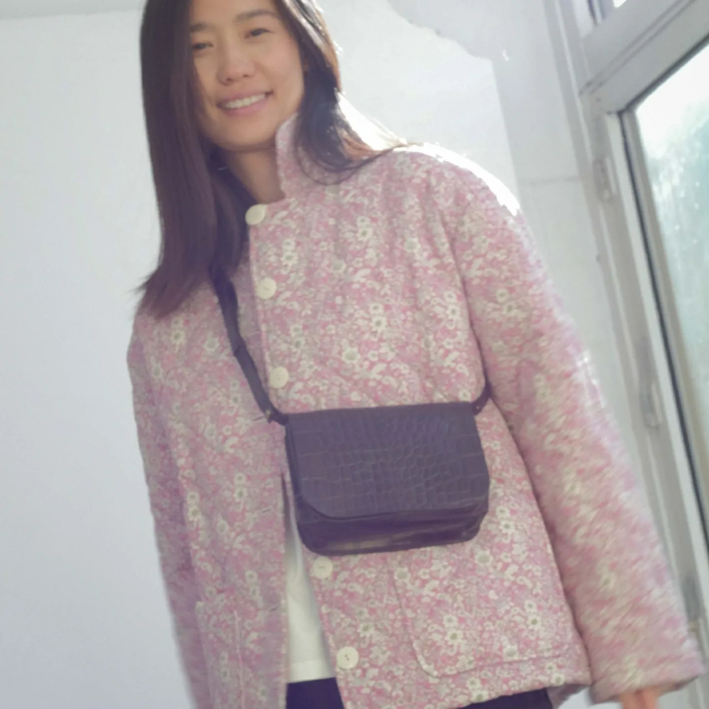 Pitzi Torebka, Brazowy Wzor Krokodyla