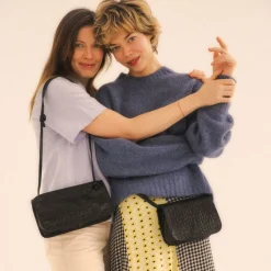 Pitzi Torebka, Czarny Wzor Krokodyla