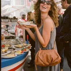 Plis Torebka, Karmelowy