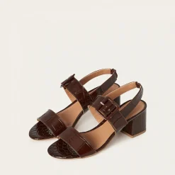 Rehava Sandaly, Brazowy Wzor Krokodyla