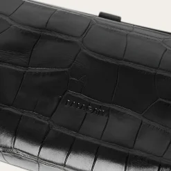 Rofe Torebka M, Czarny Wzor Krokodyla