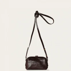 Rofe Torebka S, Brazowy Wzor Krokodyla