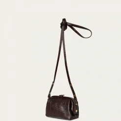 Rofe Torebka S, Brazowy Wzor Krokodyla