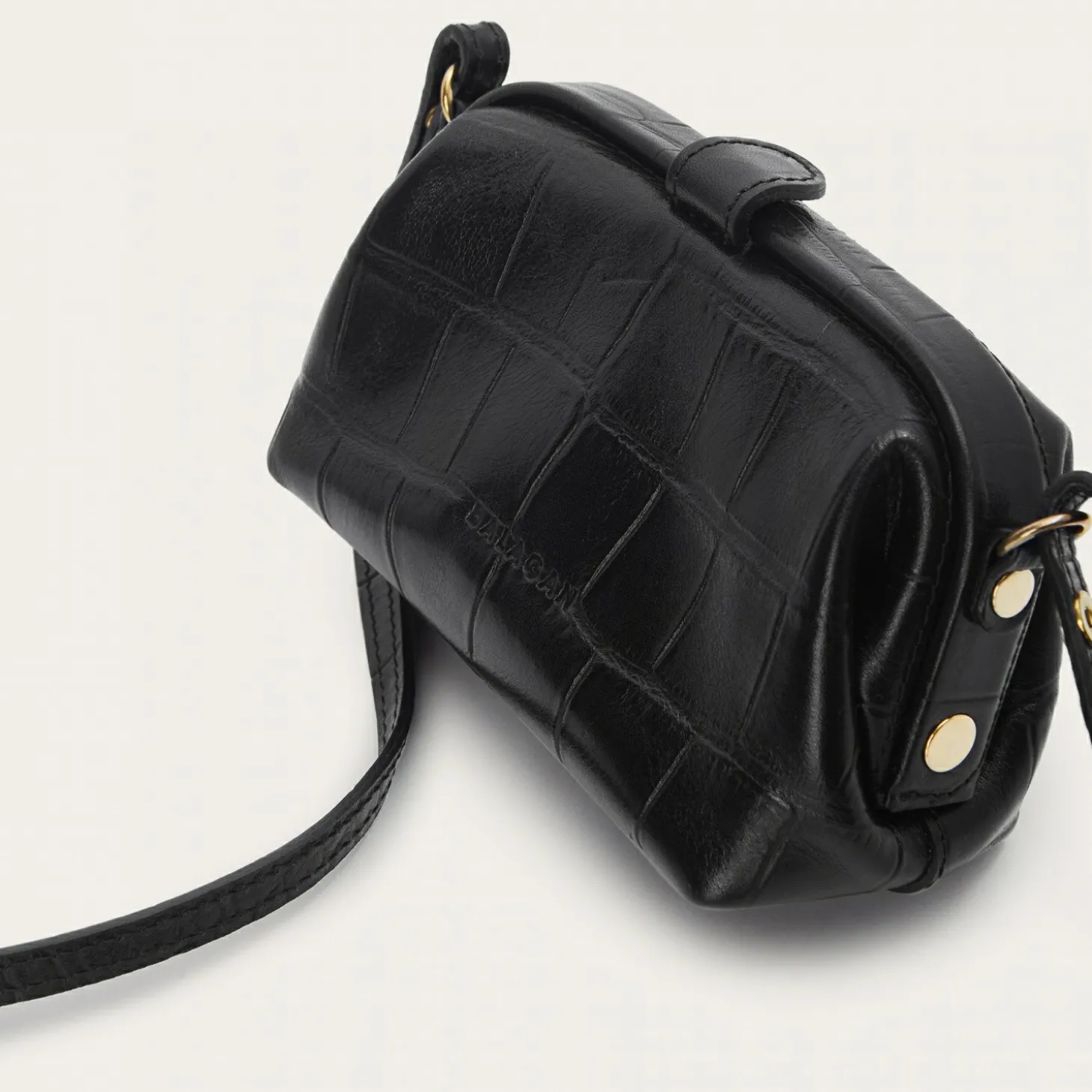 Rofe Torebka S, Czarny Wzor Krokodyla