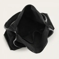 Sak Torebka L, Czarny Welur