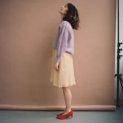 Schpitz Czółenka, Czerwony Zamsz