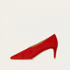 Schpitz Czółenka, Czerwony Zamsz