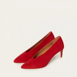 Schpitz Czółenka, Czerwony Zamsz