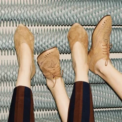 Schpitz Czółenka, Waniliowy Zamsz