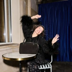 Sofia Torebka M, Czarny Welur