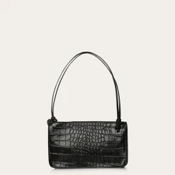 Suzanne Torebka M, Czarny Wzor Krokodyla