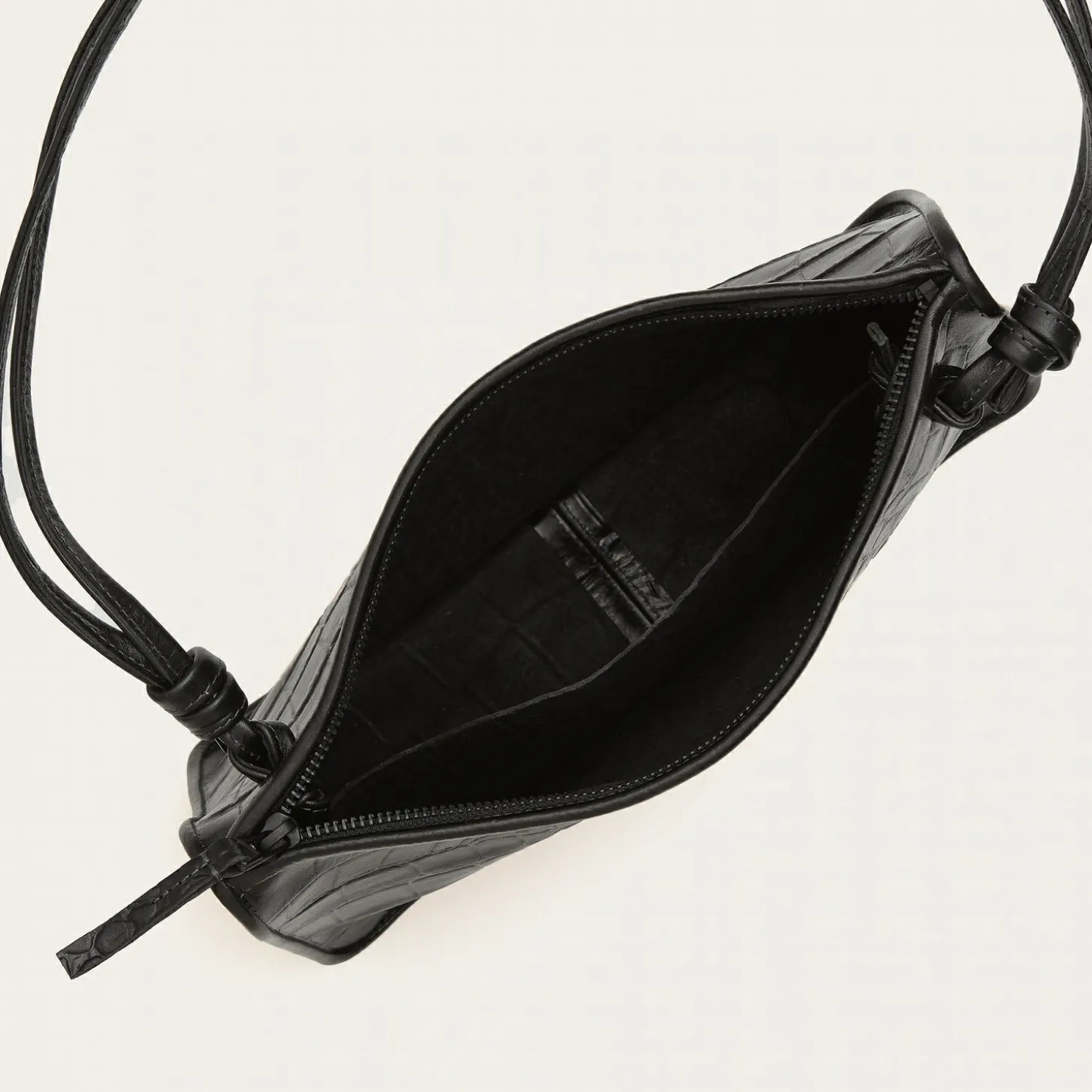 Suzanne Torebka M, Czarny Wzor Krokodyla