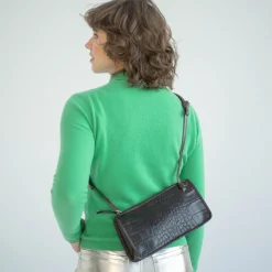 Suzanne Torebka S, Brazowy Wzor Krokodyla