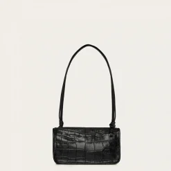 Suzanne Torebka S, Czarny Wzor Krokodyla
